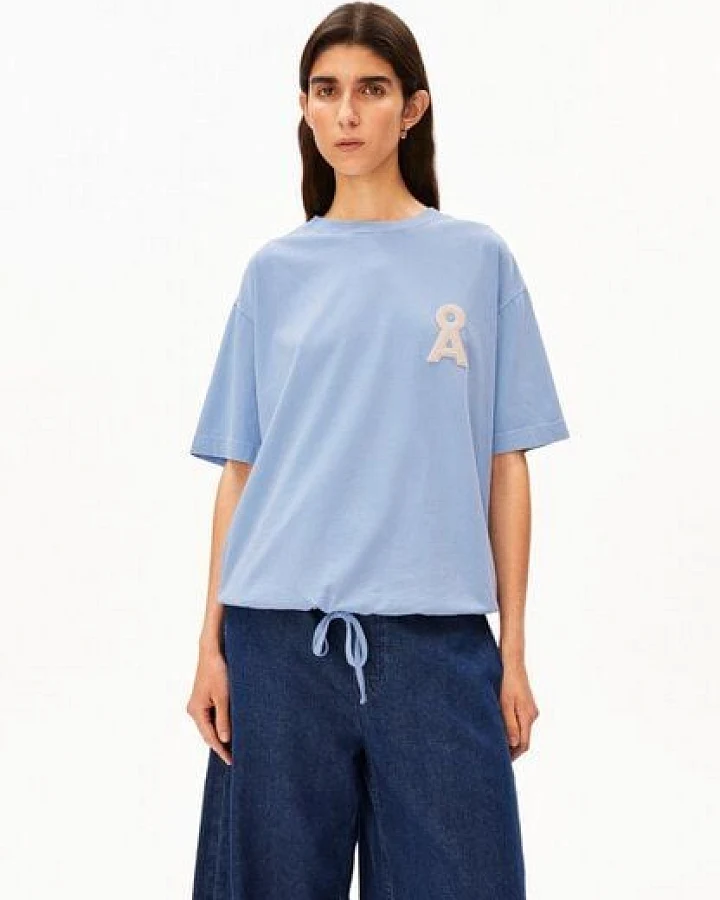Produktseite: ARMEDANGELS DRAWSTRING Damen T-Shirt aus 100% Bio-Baumwolle