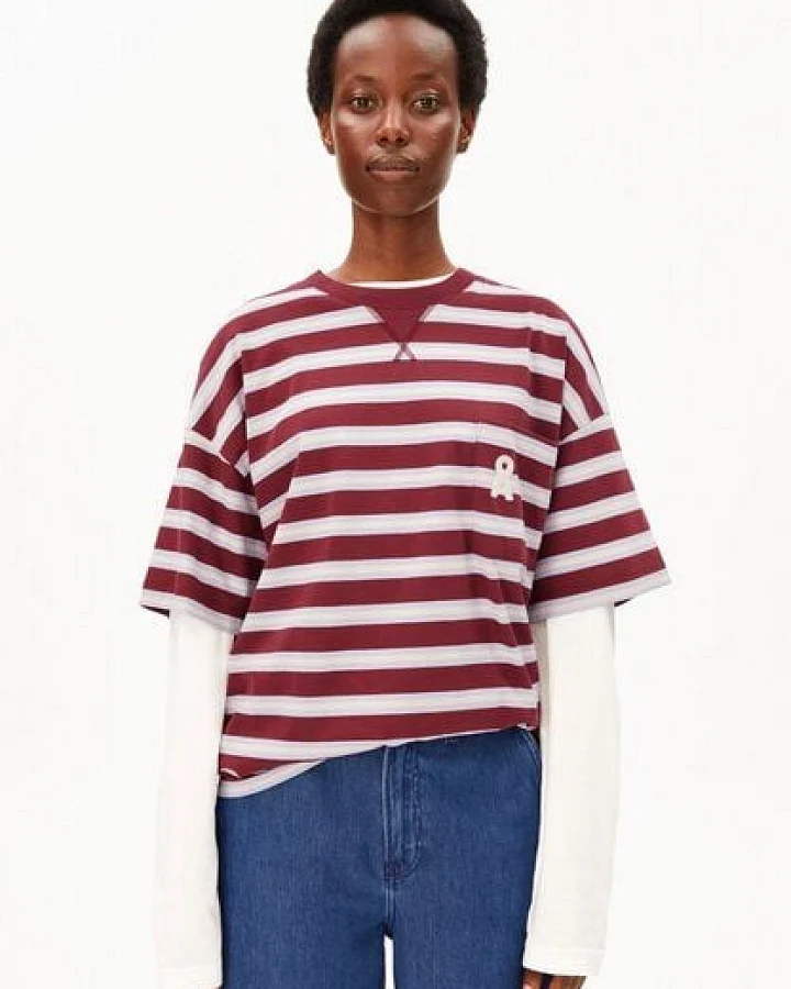 ARMEDANGELS ICONIC Å STRIPE Damen T-Shirt aus 100% Bio-Baumwolle