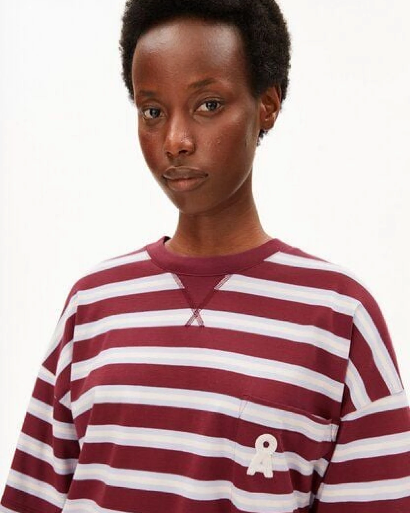 ARMEDANGELS ICONIC Å STRIPE Damen T-Shirt aus 100% Bio-Baumwolle – Ansicht 3