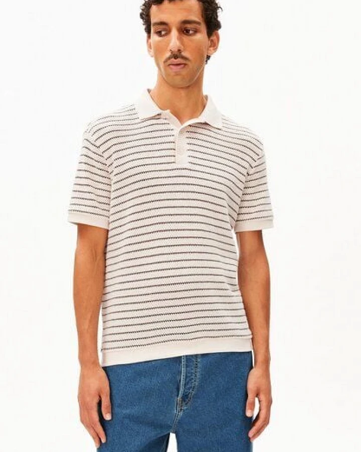 Produktseite: ARMEDANGELS MAARIO KNIT Herren Strickpoloshirt aus 100% Bio-Baumwolle