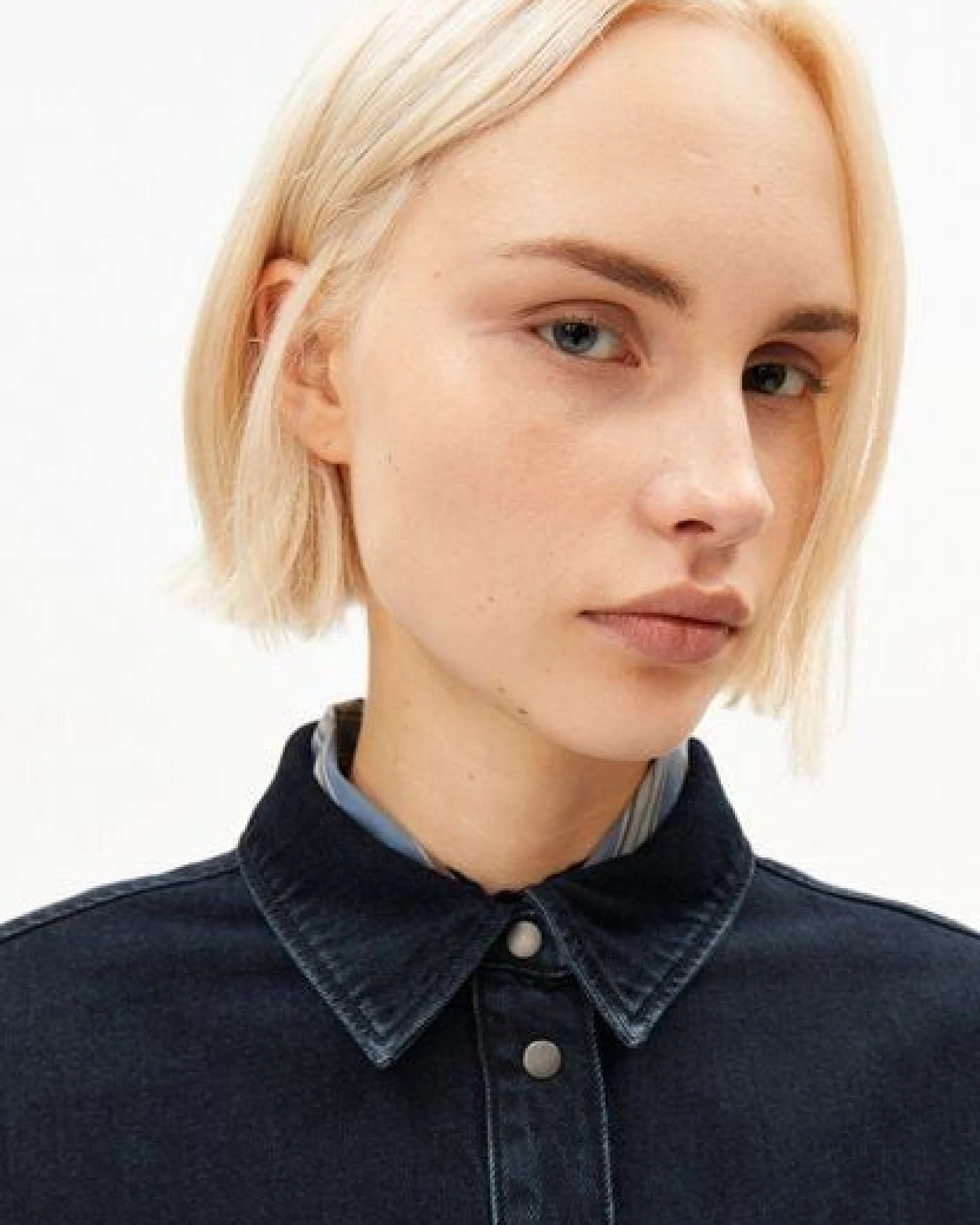 ARMEDANGELS NALAANI Damen Denimbluse aus Bio-Baumwoll Mix – Ansicht 3