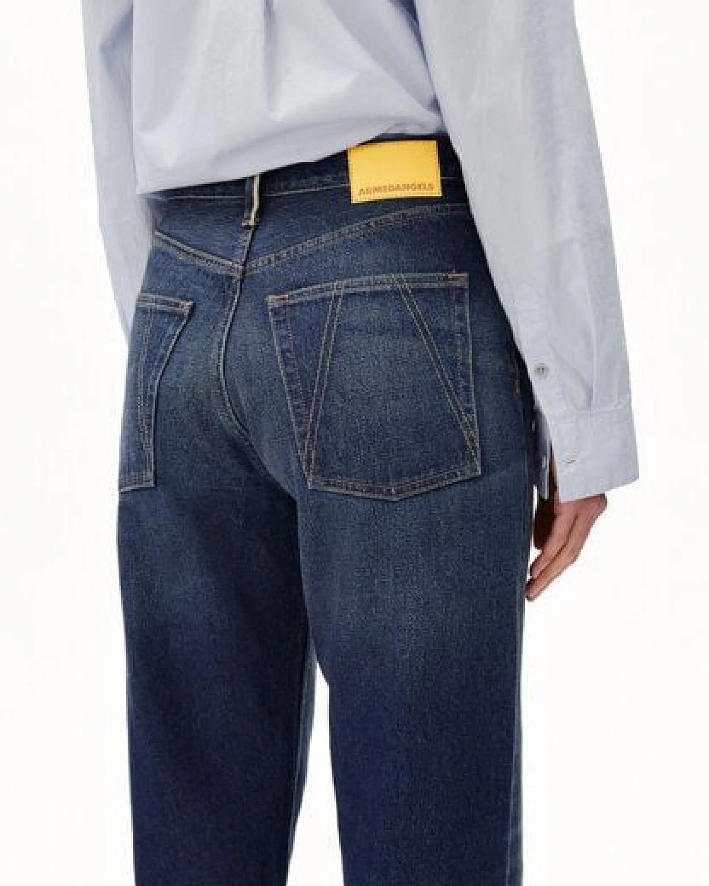 ARMEDANGELS AAIKALA SELVEDGE Damen Jeans aus 100% Bio-Baumwoll Mix Non Stretch – Ansicht 3