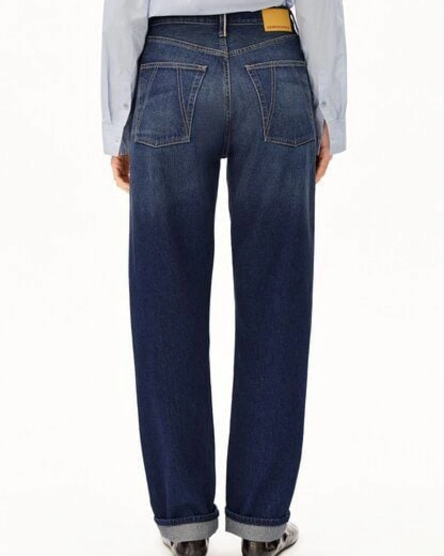 ARMEDANGELS AAIKALA SELVEDGE Damen Jeans aus 100% Bio-Baumwoll Mix Non Stretch – Ansicht 2