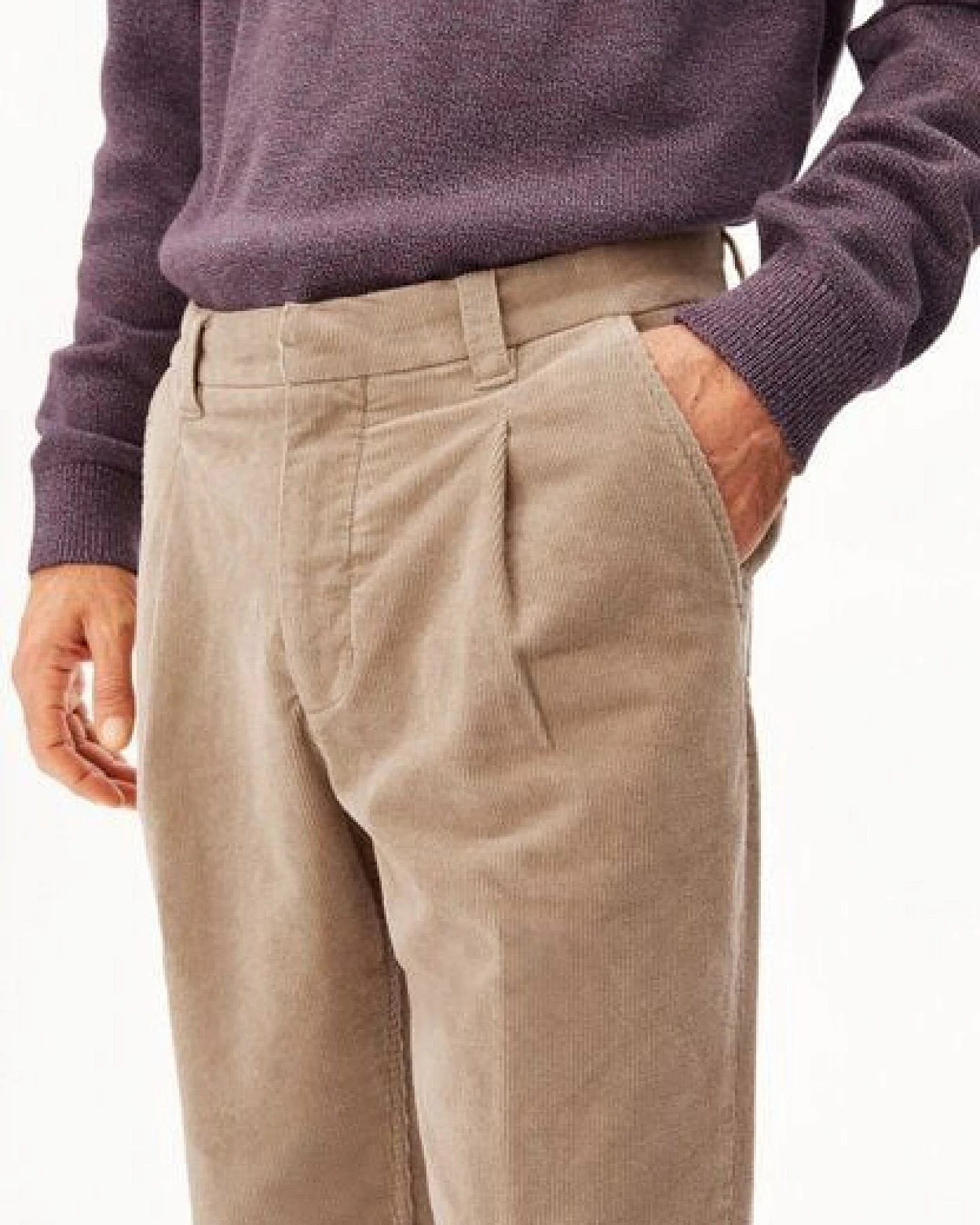 ARMEDANGELS TAAMIR CORDUROY Herren Stoffhose aus Bio-Baumwoll Mix – Ansicht 3
