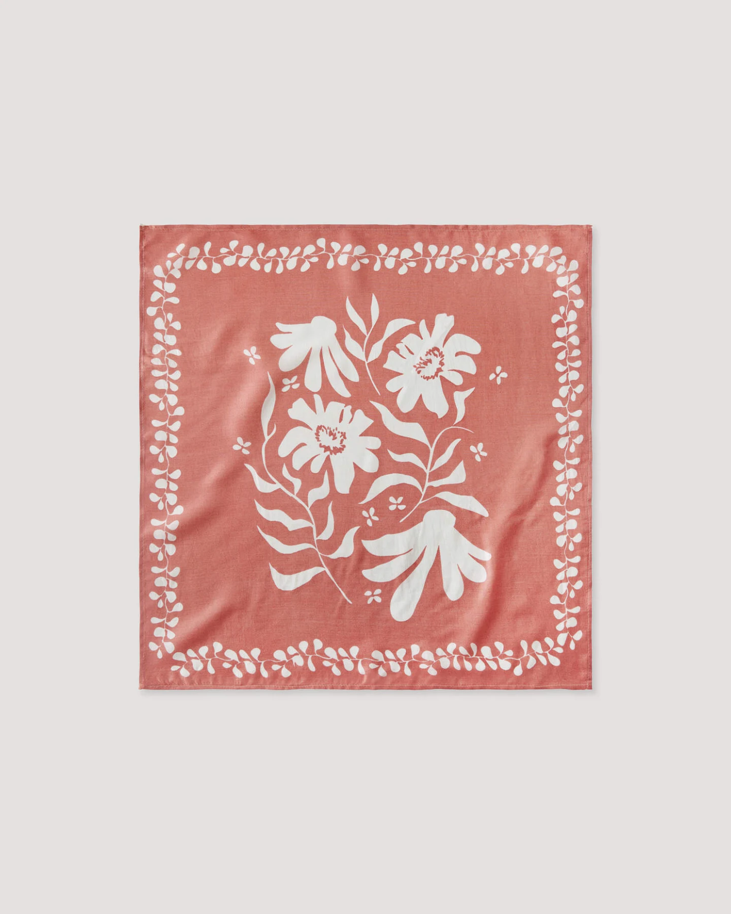 hessnatur Damen Print Seidentuch - orange - Größe 55x55 cm – Ansicht 3