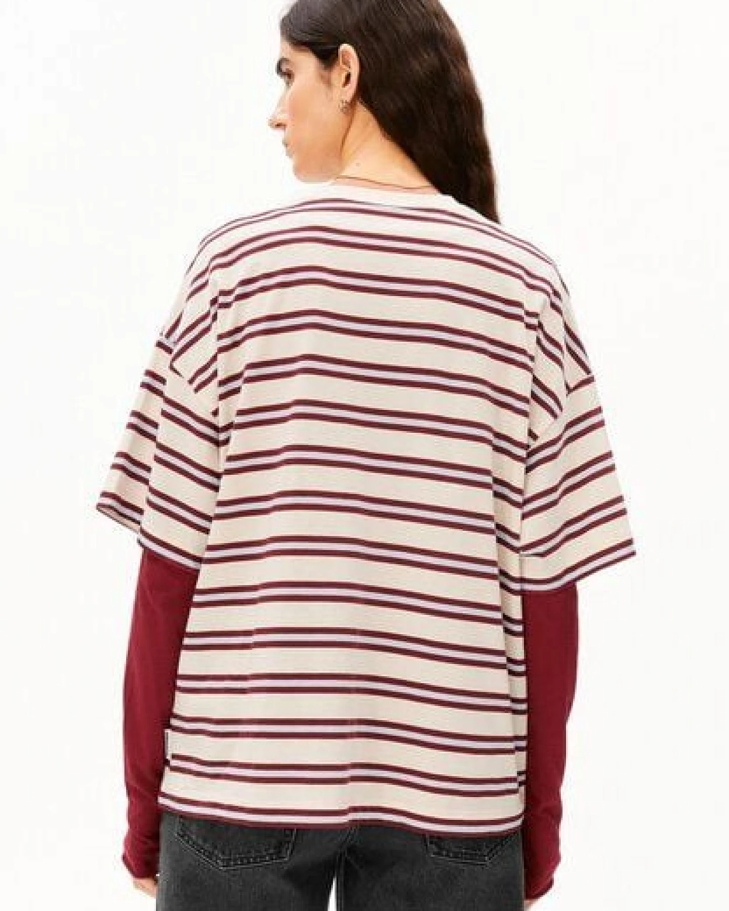 ARMEDANGELS ICONIC Å STRIPE Damen T-Shirt aus 100% Bio-Baumwolle – Ansicht 2