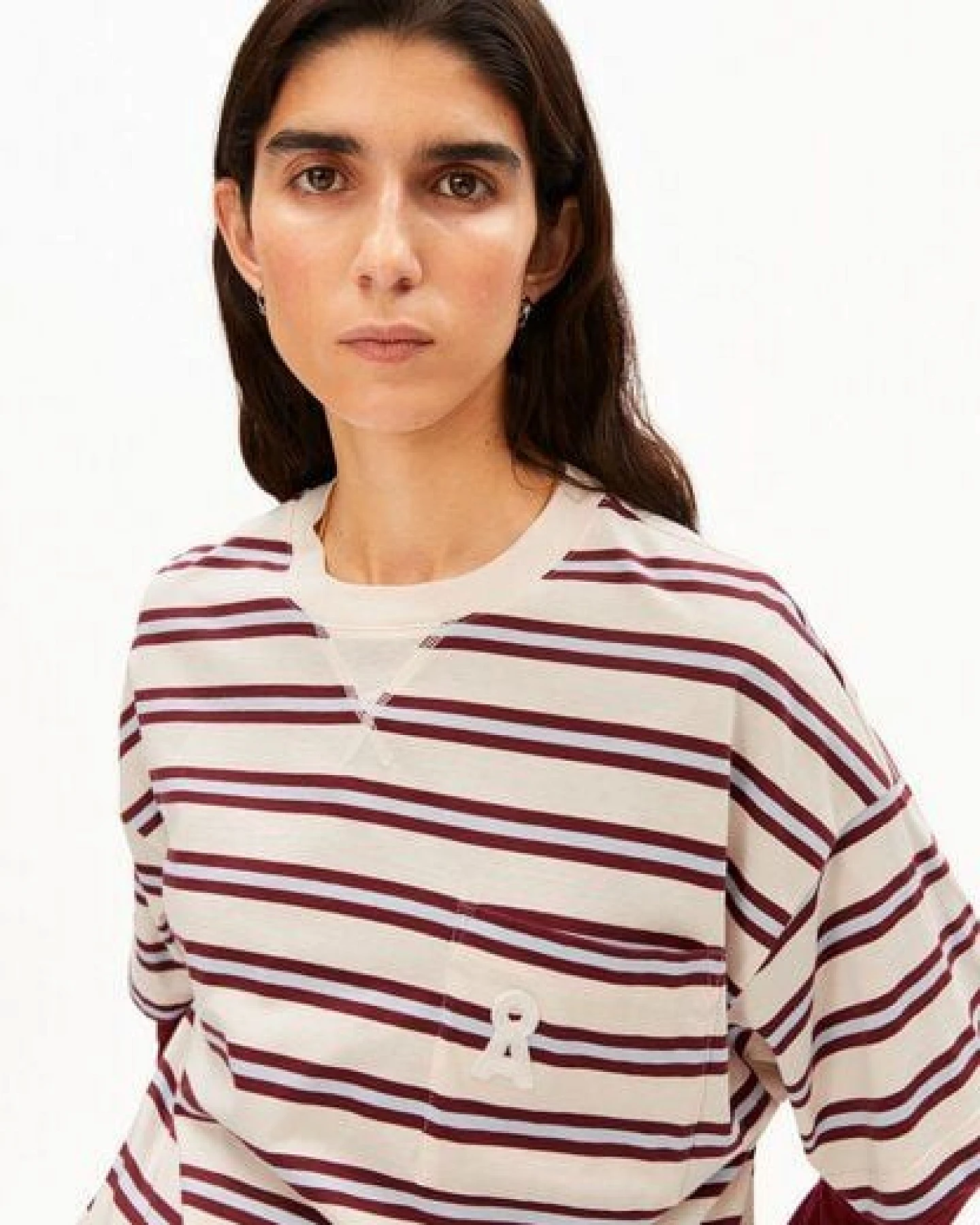 ARMEDANGELS ICONIC Å STRIPE Damen T-Shirt aus 100% Bio-Baumwolle – Ansicht 3
