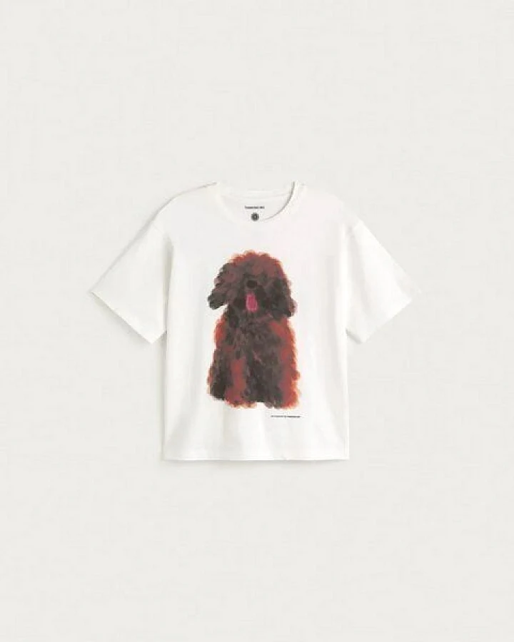 thinking mu T-Shirt Pet Portrait Damen