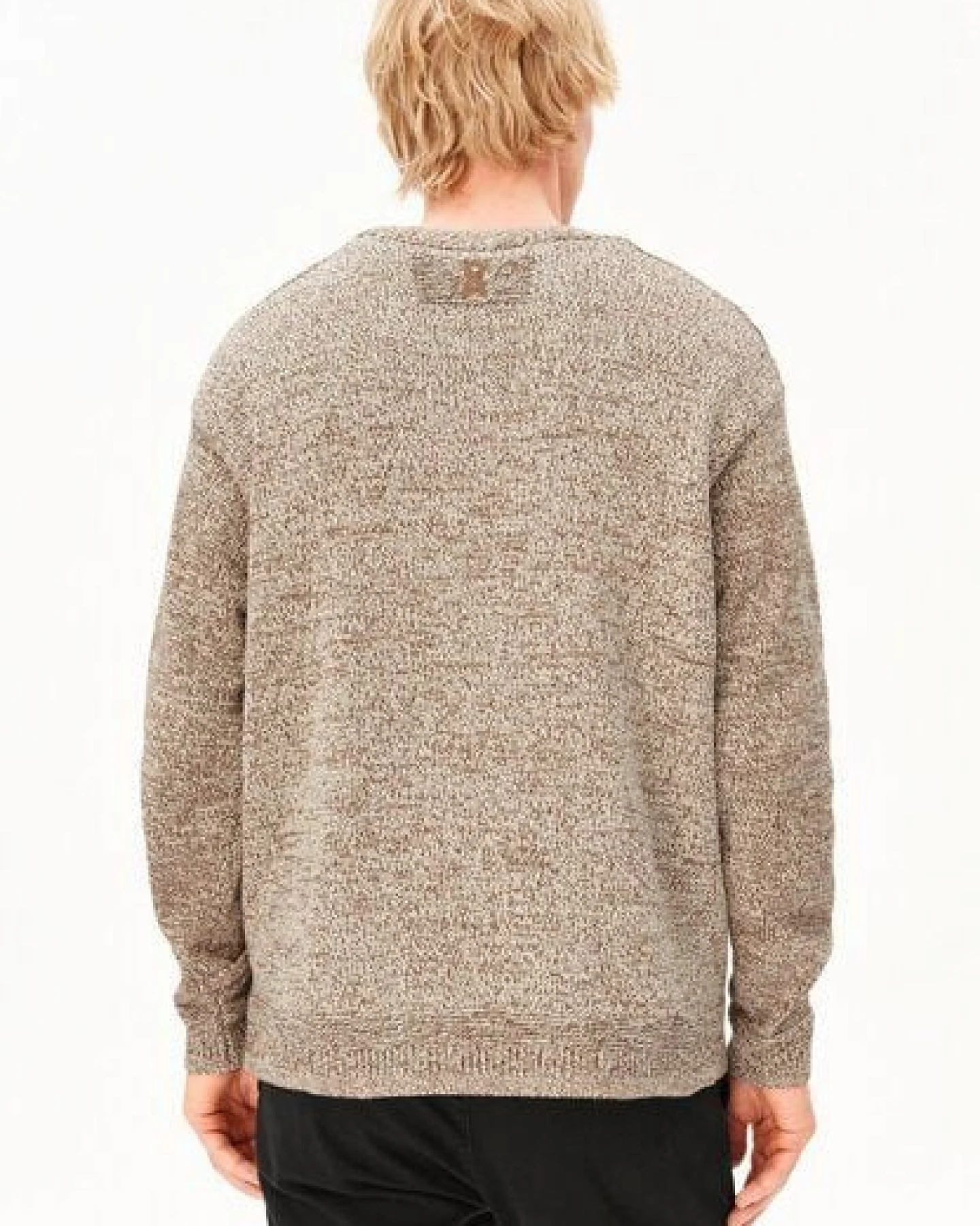 ARMEDANGELS CREWNECK MOULINE Herren Strickpullover aus 100% Bio-Baumwolle – Ansicht 2