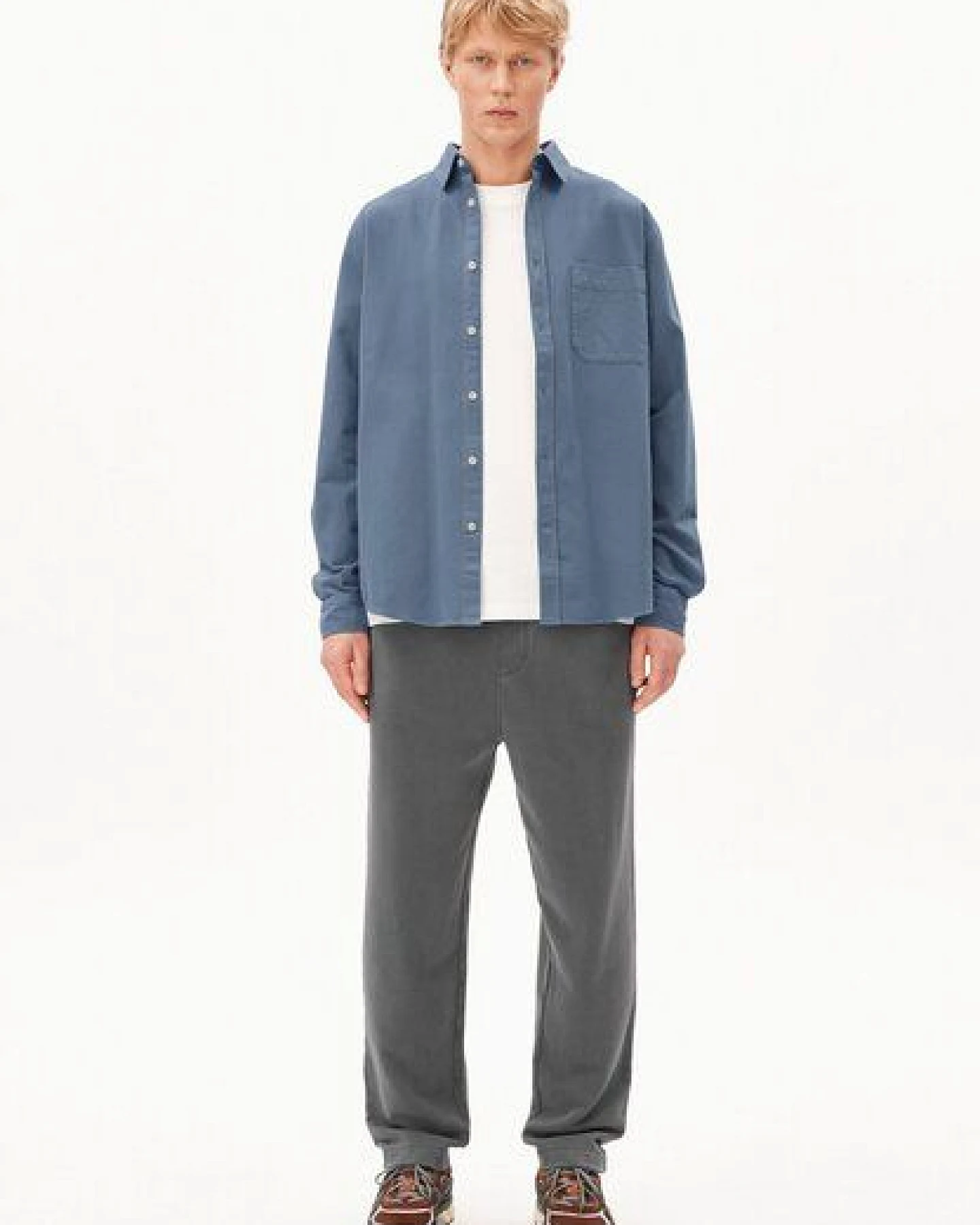 ARMEDANGELS GMT DYE LINO Herren Hemd aus Leinen-Mix – Ansicht 4