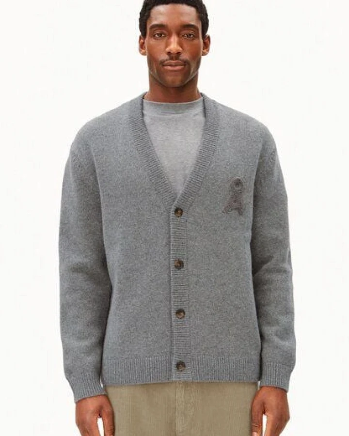 Produktseite: ARMEDANGELS REC KNIT Herren Strickjacke aus 100% recycelter Wolle