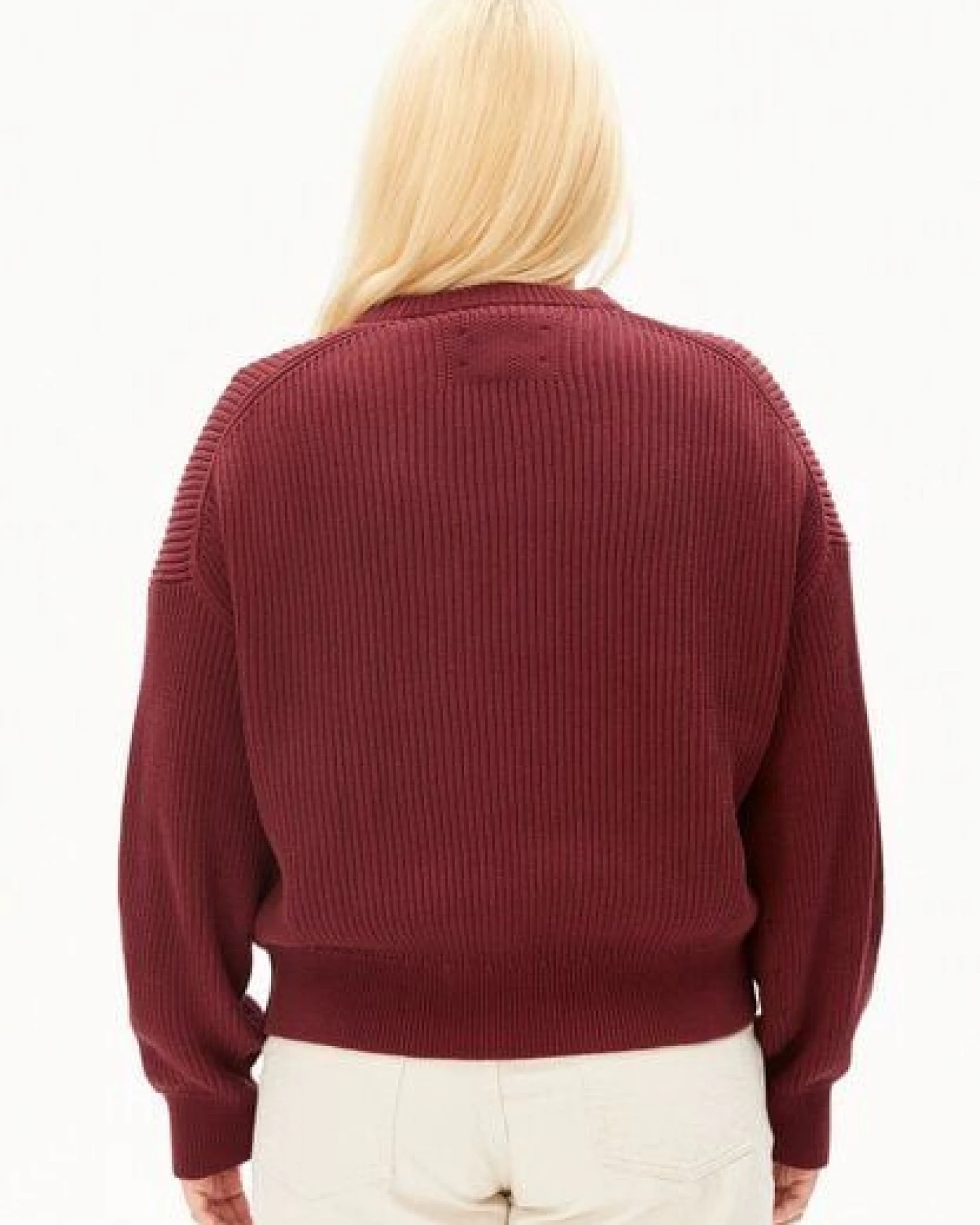 ARMEDANGELS VANISÉ RIB Damen Strickpullover aus 100% Bio-Baumwolle – Ansicht 2