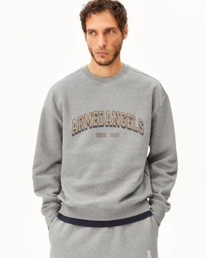 ARMEDANGELS WORDMARK Herren Sweatshirt aus 100% Bio-Baumwolle