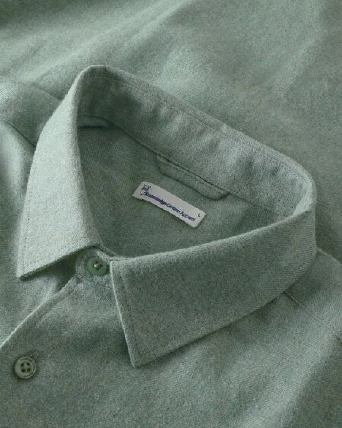 KnowledgeCotton Apparel Herren Flanellhemd Dune Regular – Ansicht 3