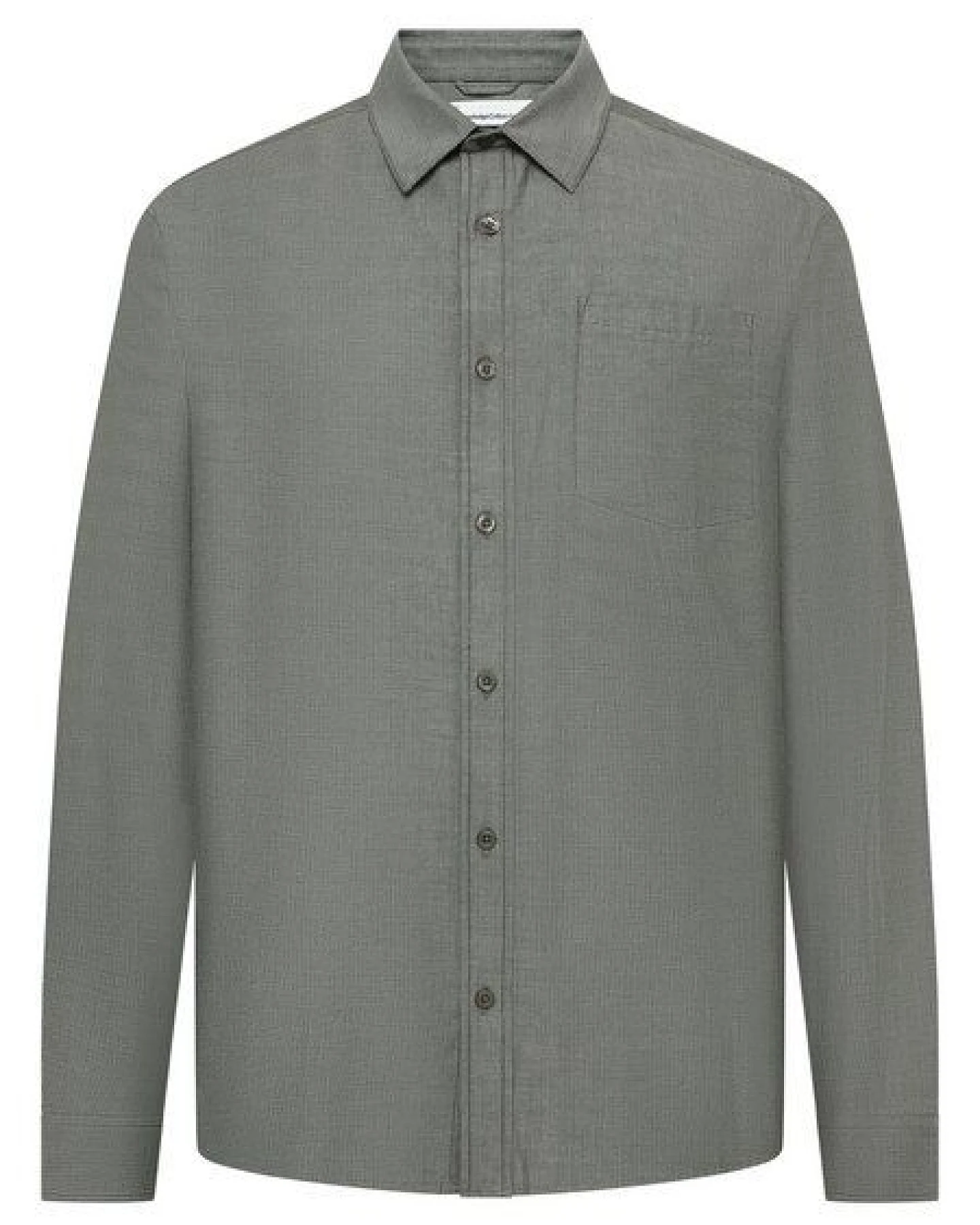 KnowledgeCotton Apparel Herren Hemd Dune Regular Herringbone – Ansicht 3