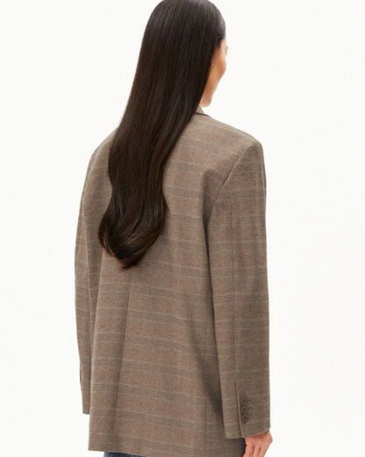 ARMEDANGELS CHECK OVERSIZED Damen Blazer aus Bio-Baumwoll Mix – Ansicht 2