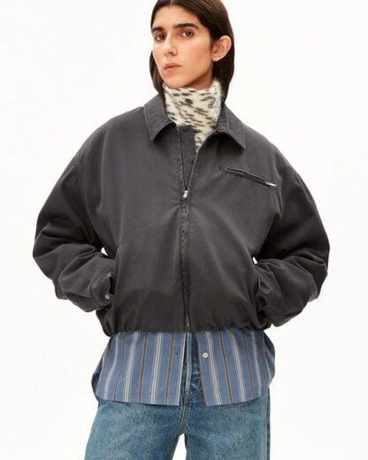 Produktseite: ARMEDANGELS ICONIC Å Damen Oversize-Jacke aus 100% Bio-Baumwolle