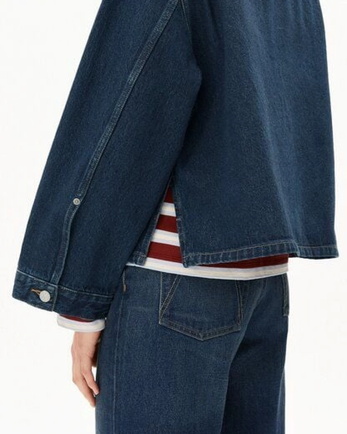 ARMEDANGELS SELVEDGE Damen Jeansjacke aus 100% Bio-Baumwolle – Ansicht 4