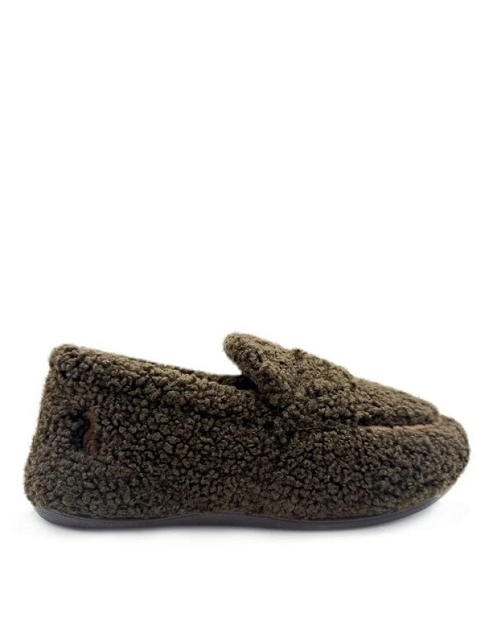 thies 1856 ® Rec Teddy Loafer aus rec. Kunstfell