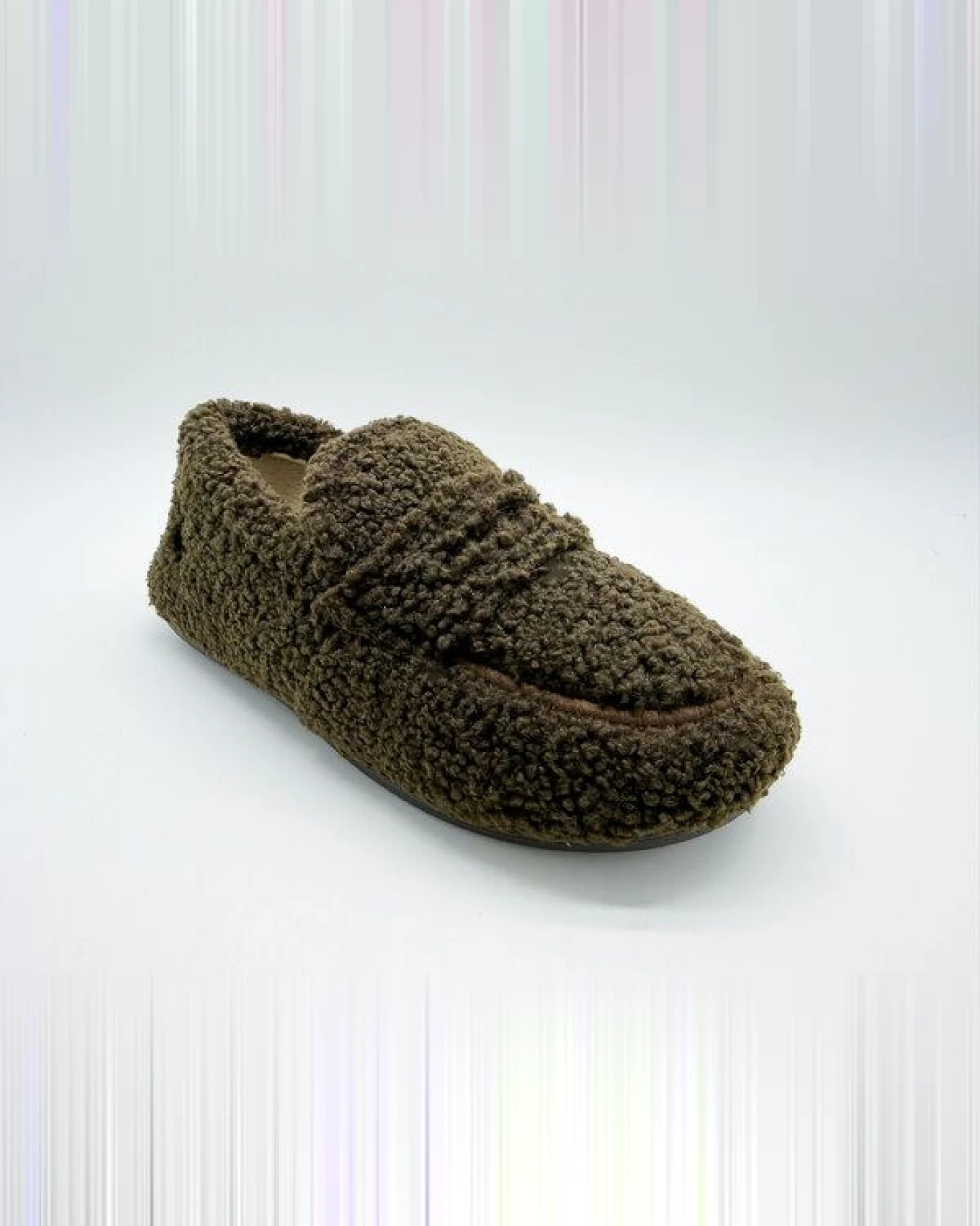 thies 1856 ® Rec Teddy Loafer aus rec. Kunstfell – Ansicht 3