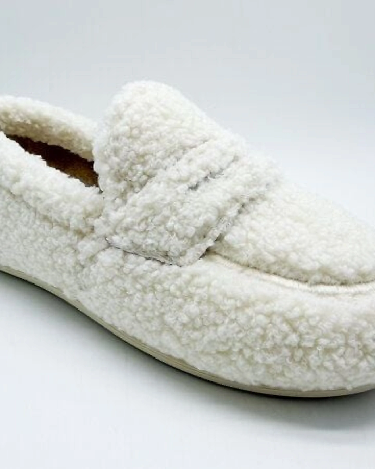 thies 1856 ® Rec Teddy Loafer aus rec. Kunstfell – Ansicht 3