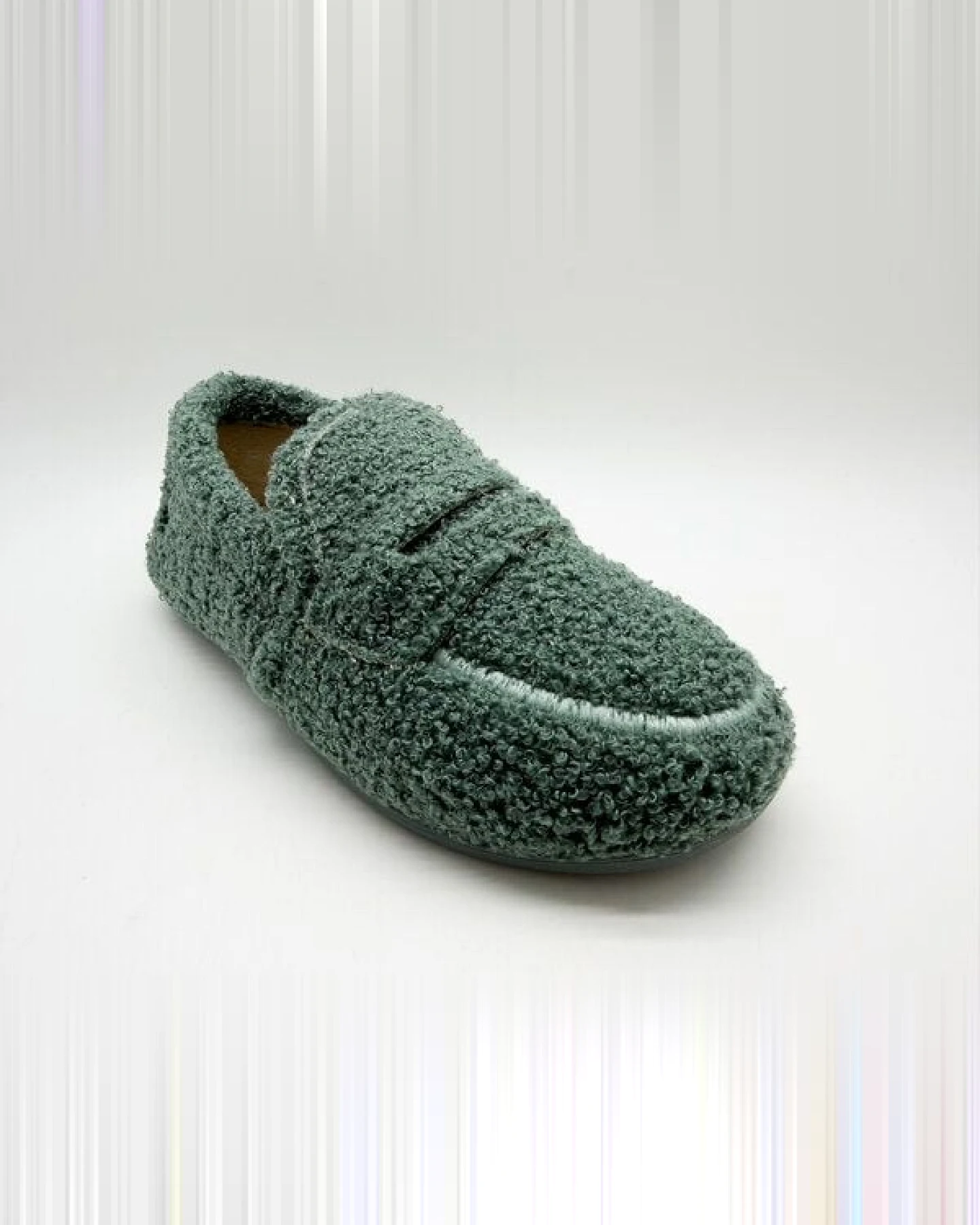 thies 1856 ® Rec Teddy Loafer aus rec. Kunstfell – Ansicht 3