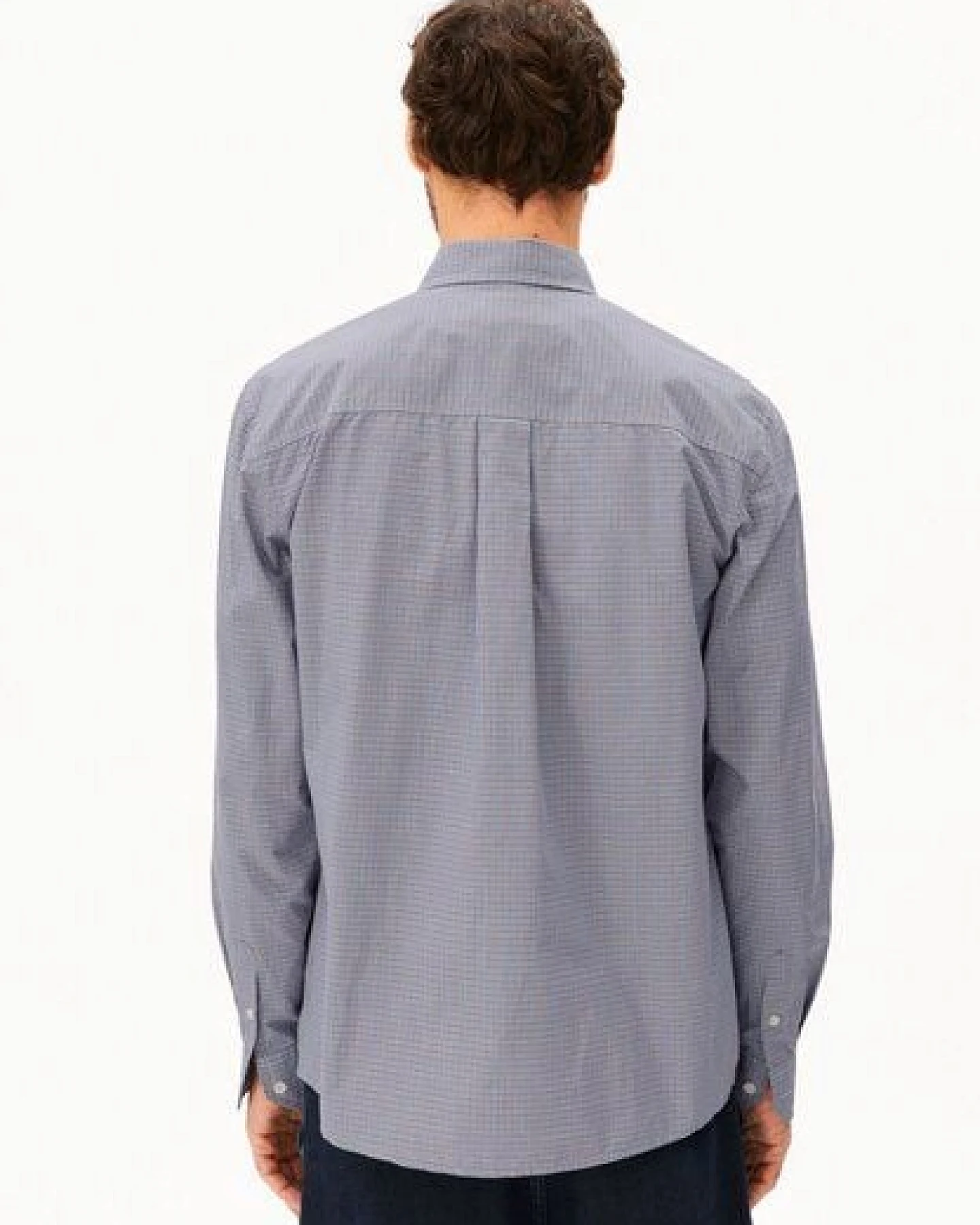 ARMEDANGELS SMALL CHECK Herren Hemd aus 100% Bio-Baumwolle – Ansicht 2