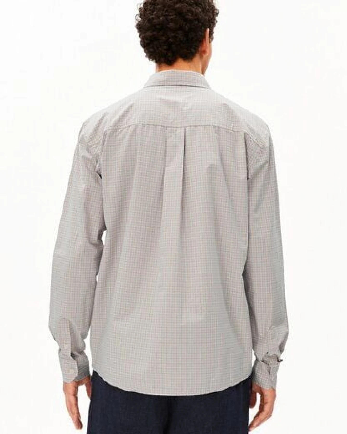 ARMEDANGELS SMALL CHECK Herren Hemd aus 100% Bio-Baumwolle – Ansicht 2