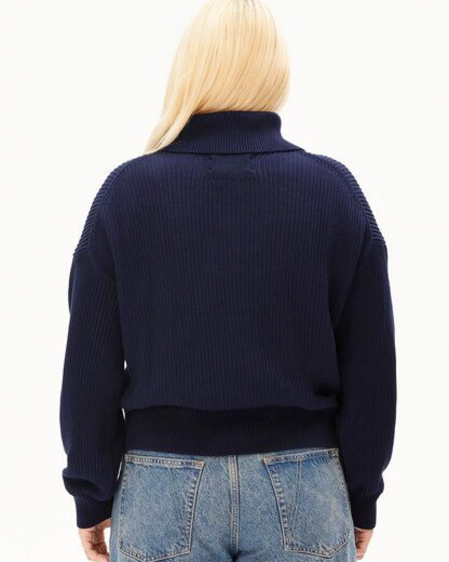ARMEDANGELS VANISÉ RIB Damen Strickpullover aus 100% Bio-Baumwolle – Ansicht 2