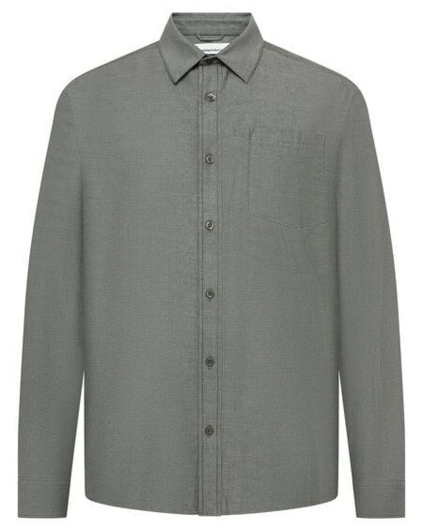 KnowledgeCotton Apparel Herren Hemd Dune Regular Herringbone – Ansicht 3