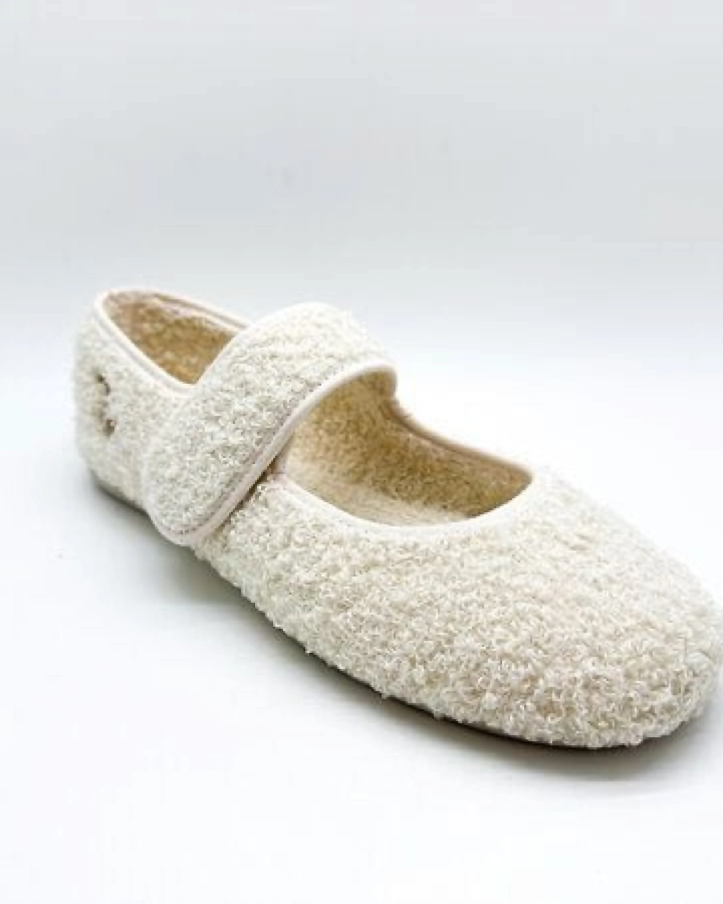 Veganer "thies ® Rec Teddy Ballerina" aus ultraweichem, recyceltem Fell – Ansicht 3
