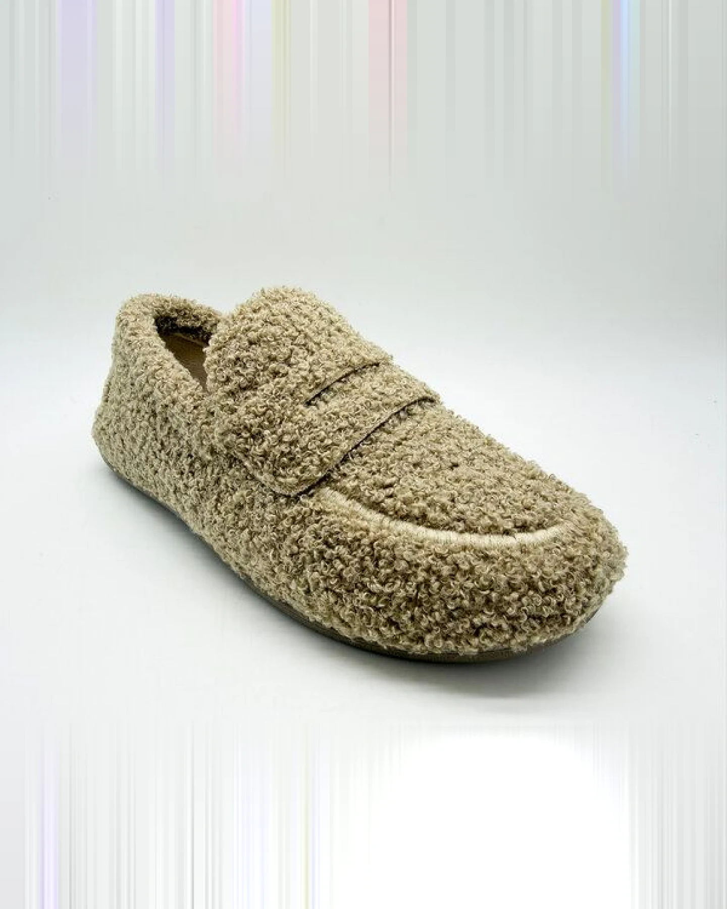 thies 1856 ® Rec Teddy Loafer aus rec. Kunstfell – Ansicht 3