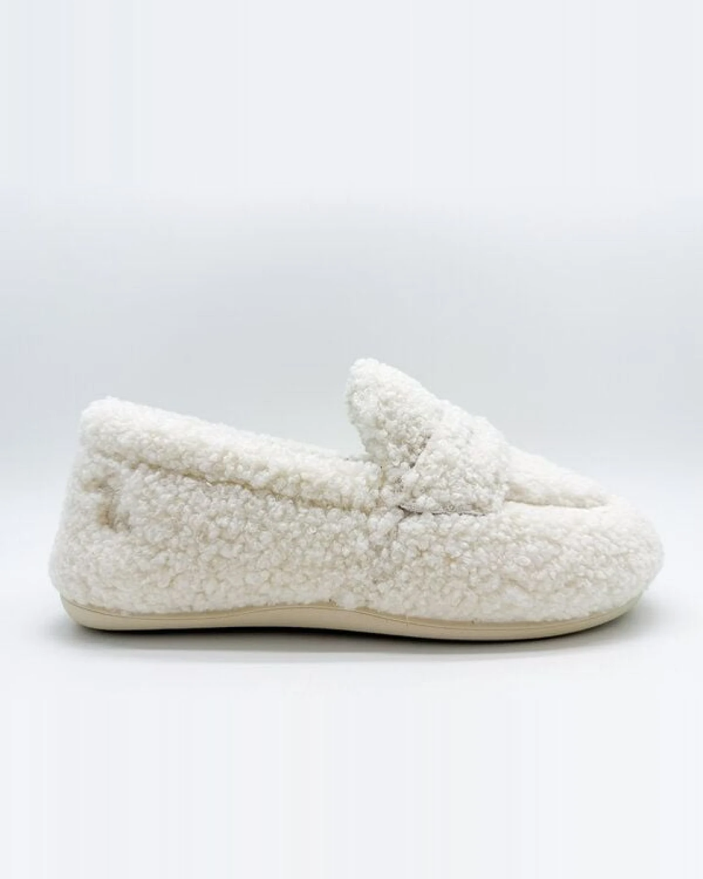 thies 1856 ® Rec Teddy Loafer aus rec. Kunstfell – Ansicht 2