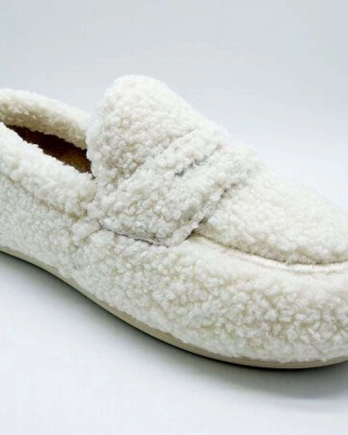 thies 1856 ® Rec Teddy Loafer aus rec. Kunstfell – Ansicht 3