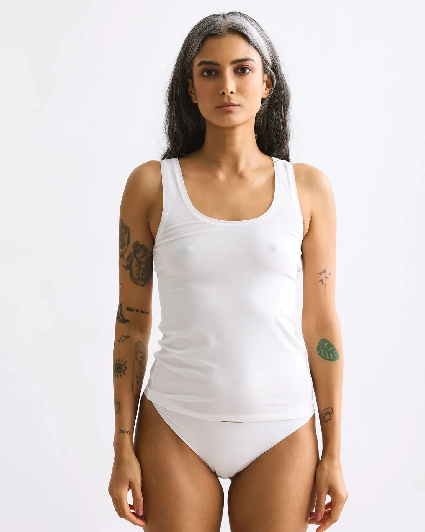erlich textil Light Touch Tanktop für Frauen aus Lyocell in himmelblau – Ansicht 2