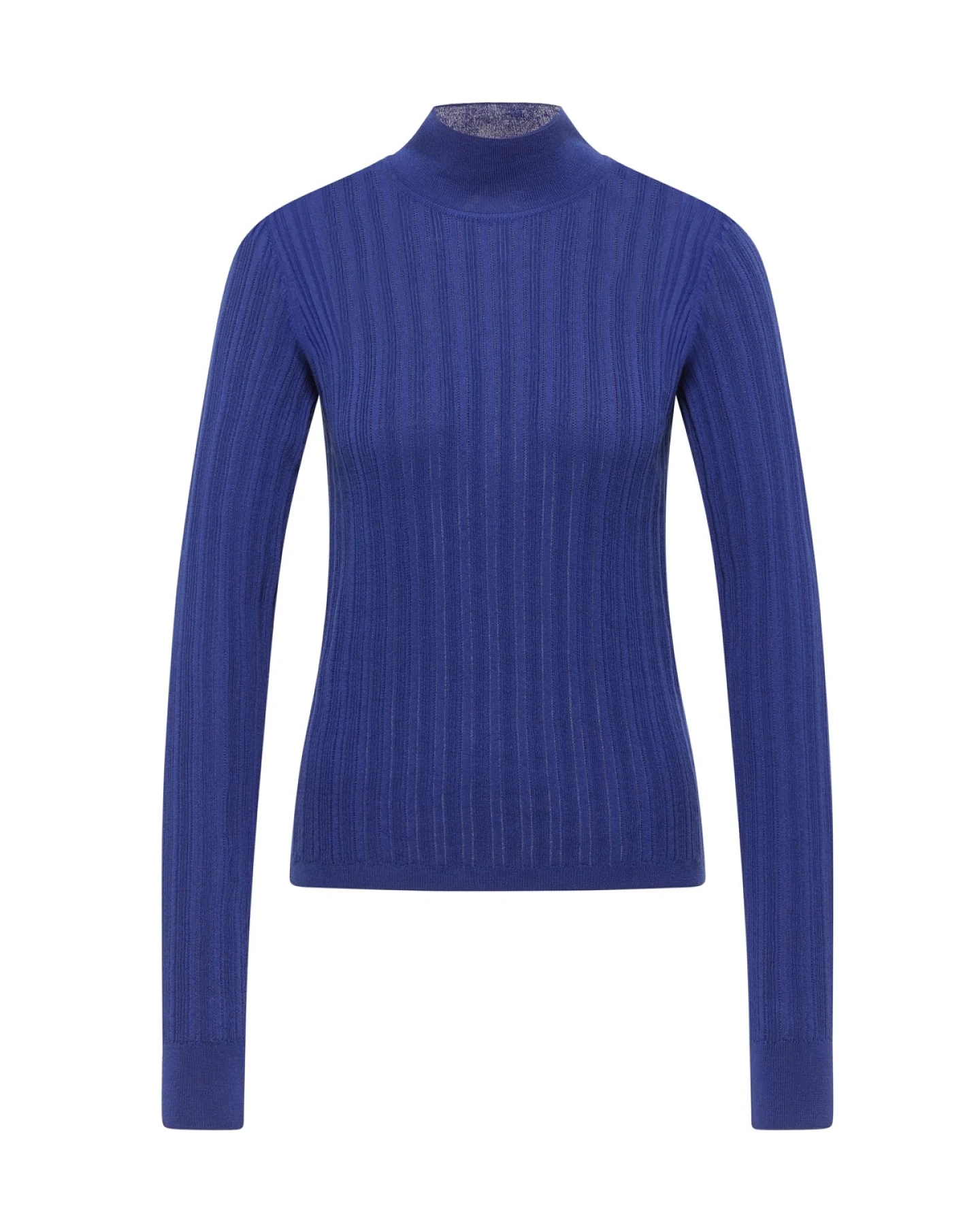Longsleeve Rollkragen Blau – Ansicht 5