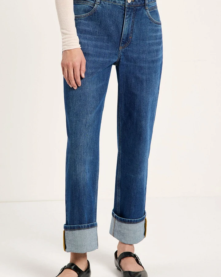 Produktseite: Jeans Straight Sage Royal Blue Denim Blau