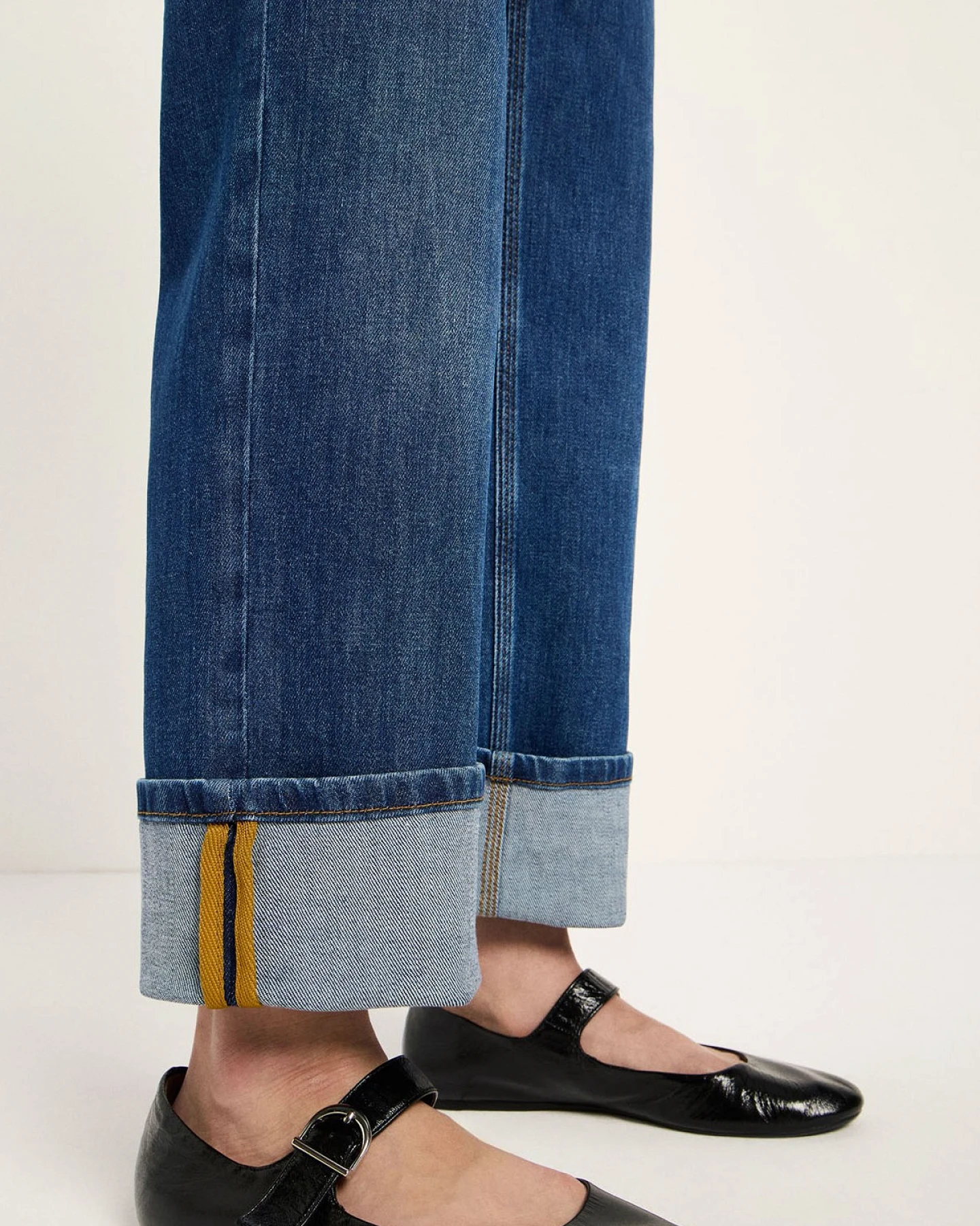 Jeans Straight Sage Royal Blue Denim Blau – Ansicht 6
