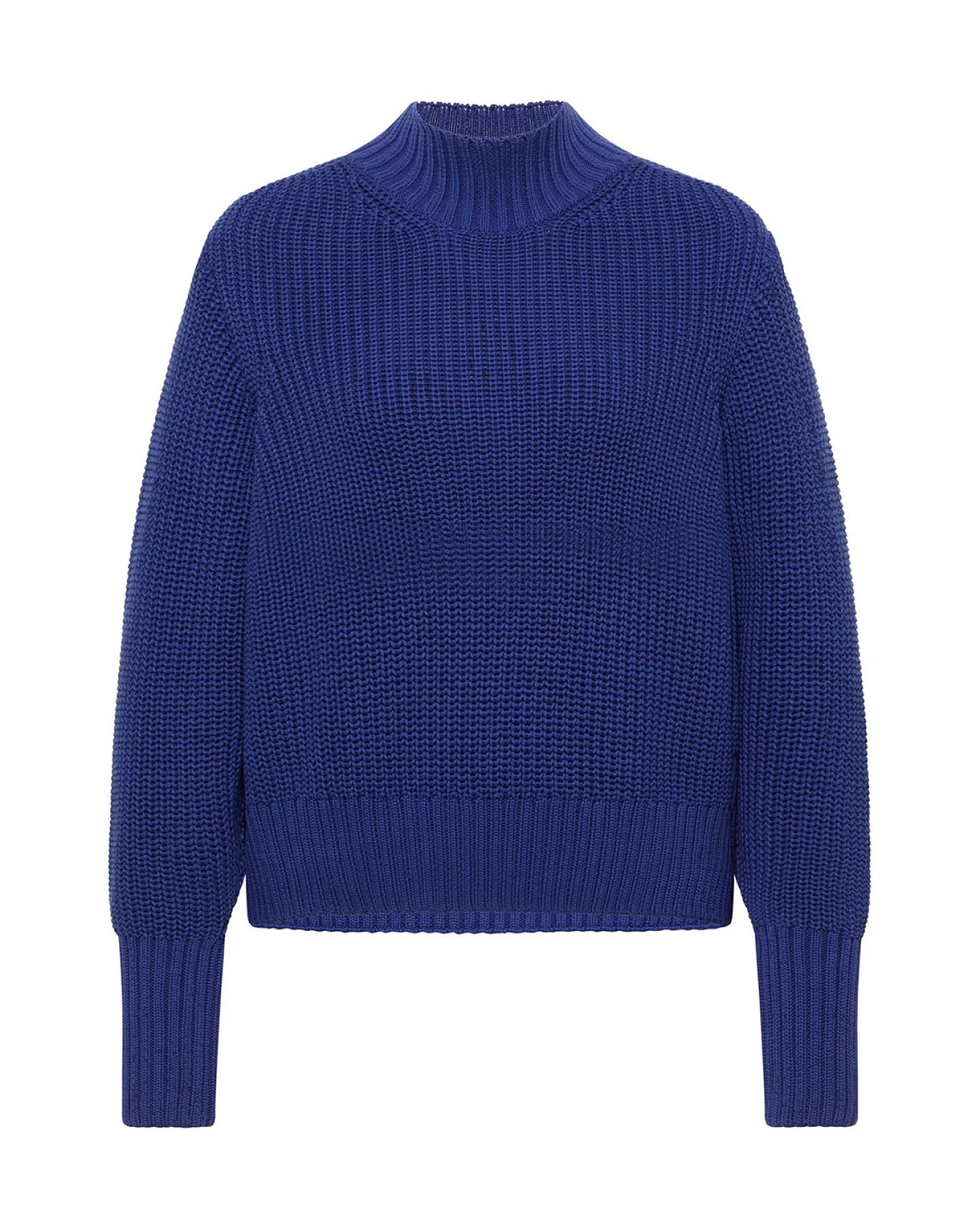 Strickpullover Grobstrick Blau – Ansicht 5