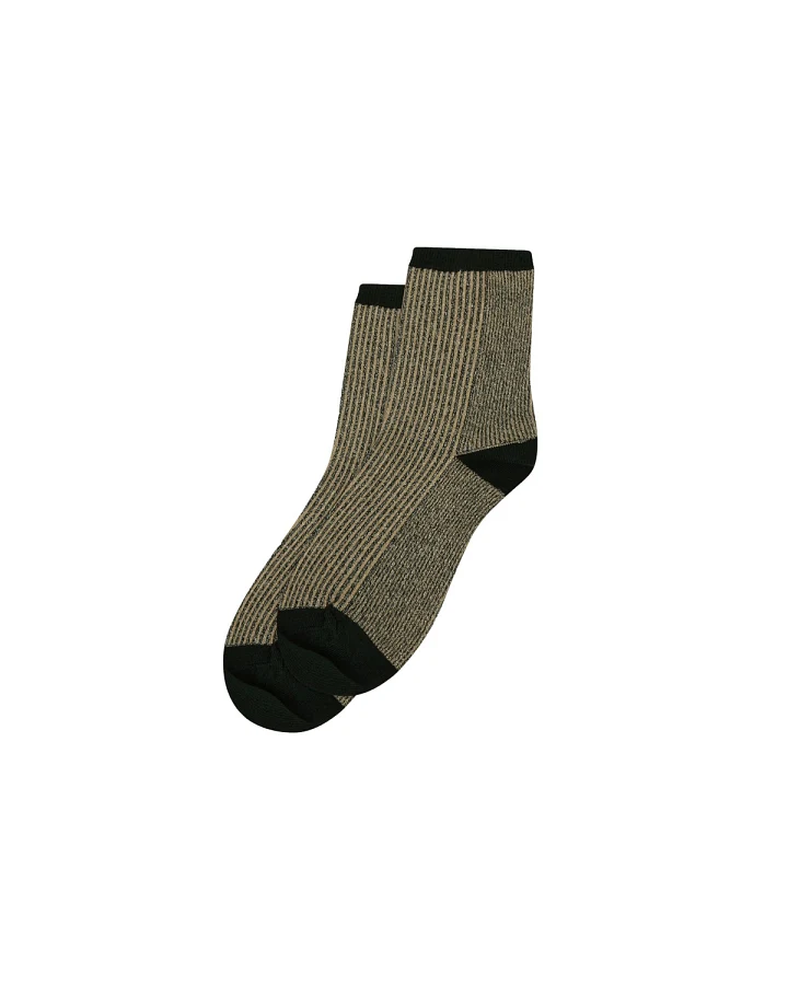 Socken Colorblock Glitter