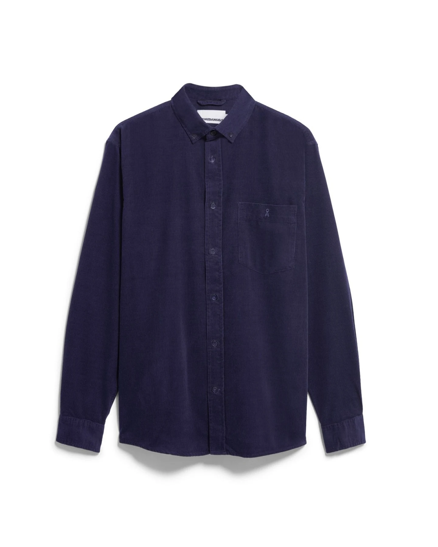 Hemd Corduroy Longsleeve Dunkelblau – Ansicht 6
