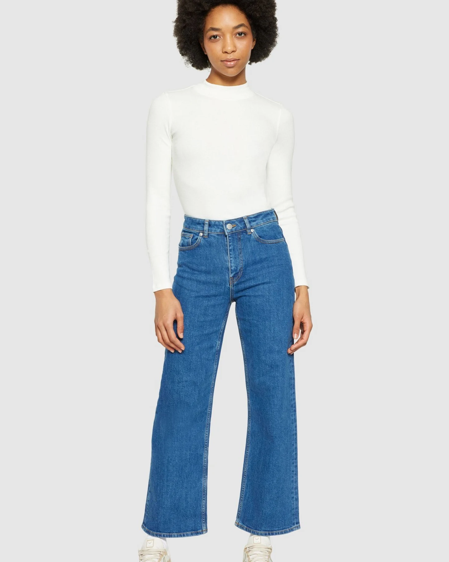 Longsleeve Rib High Neck Rib – Ansicht 3