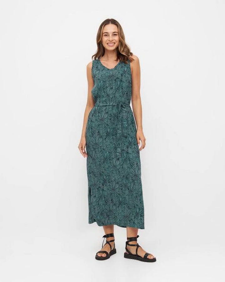 WiDDA berlin Maxikleid VANI forest aus ECOVERO®