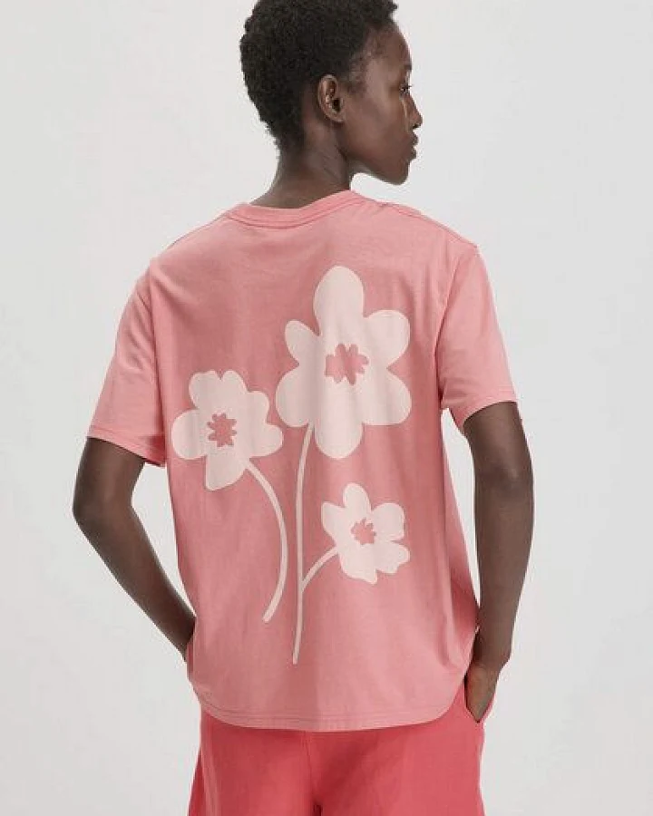 hessnatur Print T-Shirt Oversize aus reiner Bio-Baumwolle