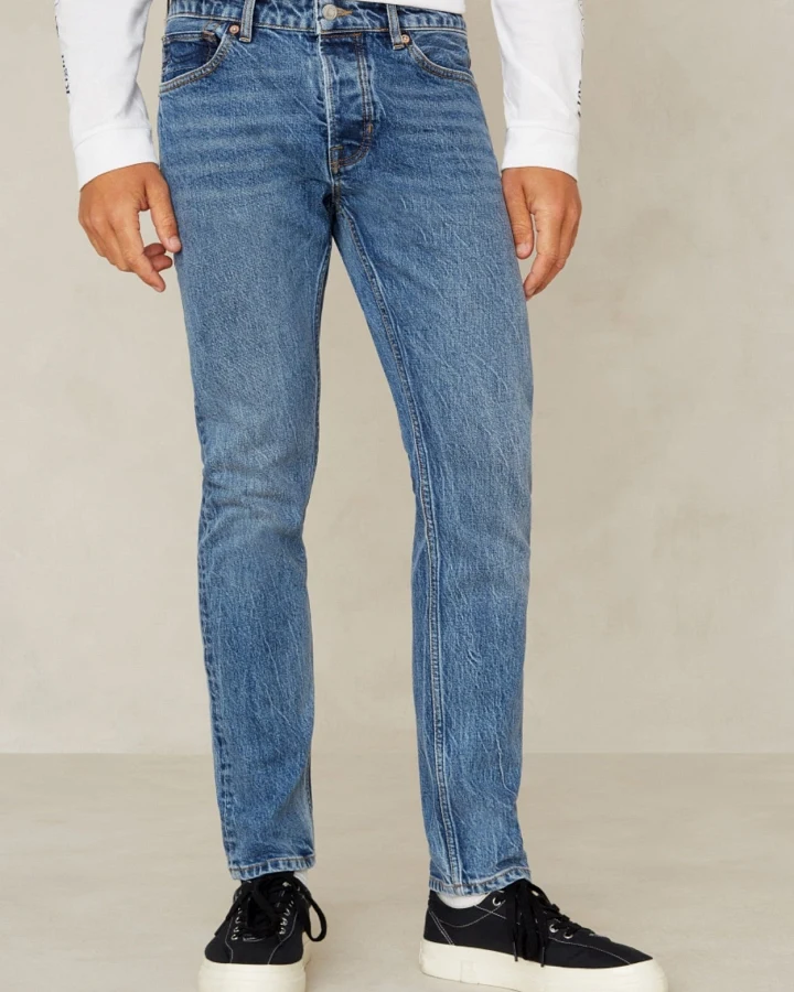 Kings of Indigo Herren vegan Jeans John Xavier Light Washed Blau