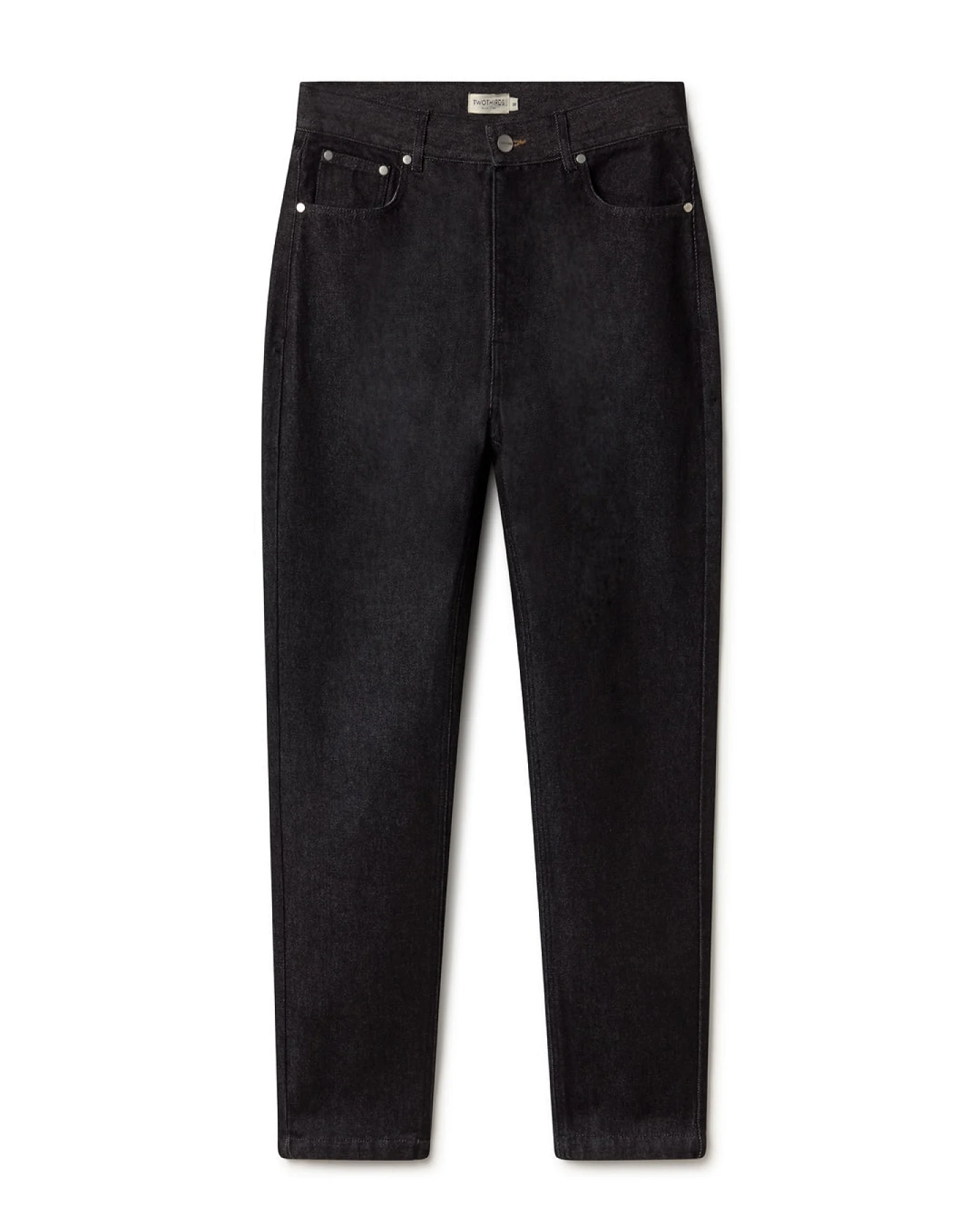 TWOTHIRDS Damen vegan Jeans Tralee Schwarz – Ansicht 2