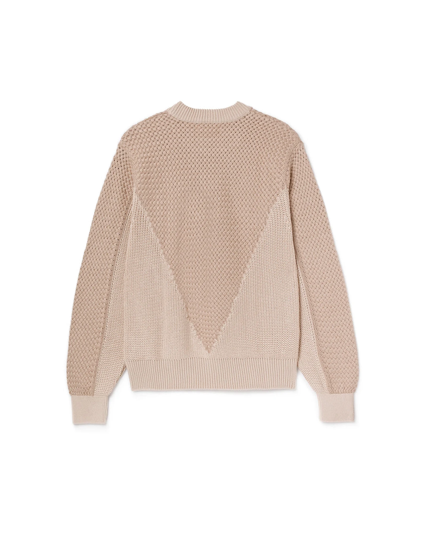 TWOTHIRDS Damen vegan Pullover Marshall Shell Beige – Ansicht 2