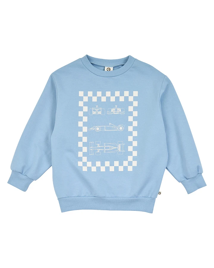 Müsli - Sweatshirt "Racing" soft blue