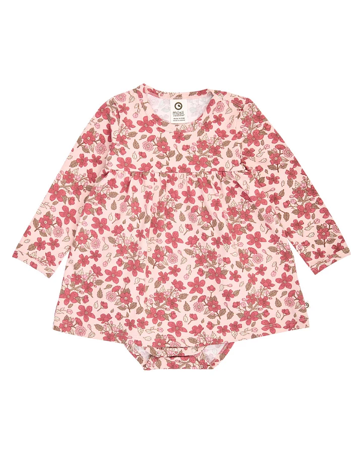 Müsli - Body-Kleid geblümt baby blush