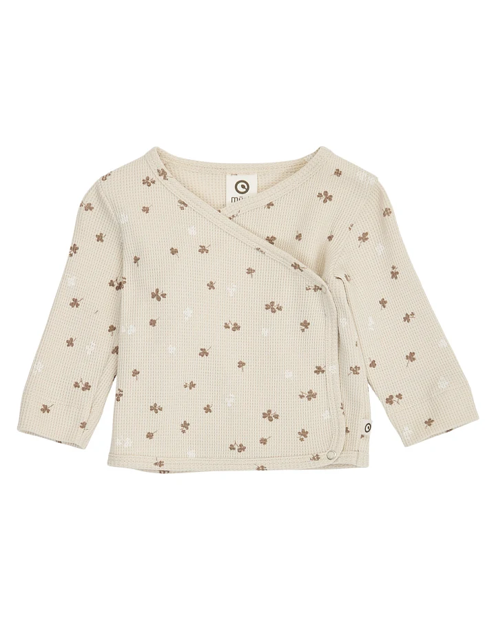 Müsli - Wickelshirt "Klee" oat